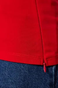 TRENDYOLMİLLA Rejection Strapless Yaka Yandan Zippered Crepe Knitting Blouse - Image 3