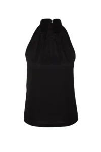 TRENDYOLMİLLA Black Regular/Normal Pattern Dog collar Fit Pilise Flexible Knitting Blouse - Image 6