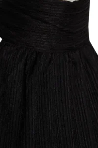 TRENDYOLMİLLA Black Regular/Normal Pattern Dog collar Fit Pilise Flexible Knitting Blouse - Image 7