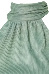 TRENDYOLMİLLA Mint Regular/Normal Pattern Dog collar Fit Pilise Flexible Knitting Blouse - Image 7
