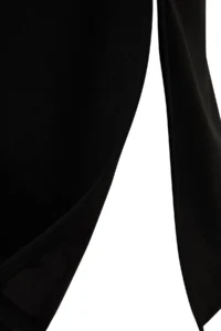TRENDYOLMİLLA Black Cut Out Detailed bodycone/Fitting Dog collar Knitting Pen Dress - Image 8