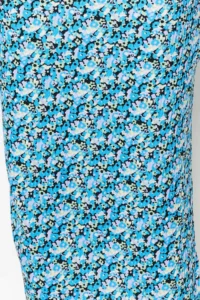TRENDYOLMİLLA Mavi Printed Body-Fitting One Shoulder Asymmetric Degaje Detailed Knitting Flexible Pen Dress - Image 4