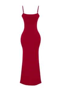 TRENDYOLMİLLA Rejection Maxi bodycone/Fitting Sleeveless Flexible Knitting Dress - Image 12