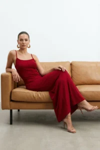 TRENDYOLMİLLA Rejection Maxi bodycone/Fitting Sleeveless Flexible Knitting Dress - Image 2