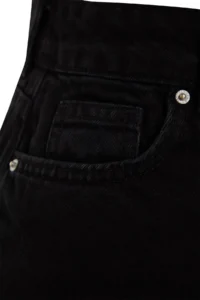 TRENDYOLMiLLA More Sustainable Black slit Maxi denim Skirt - Image 6