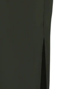 TRENDYOLMİLLA Khaki smart Crepe Slit Detailed Maxi High Waist Flexible Knitting Skirt - Image 8