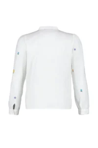 TRENDYOLMİLLA Ecru Çiçek Embroidered Oversized Weaving Shirt - Image 13