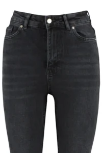 TRENDYOLMİLLA More Sustainable Black High Waist Middle Flexible Flare flared leg jeans - Image 11