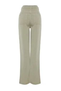TRENDYOLMİLLA More Sustainable Mint 100% Tencel™ Low Waist Wide Leg jeans - Image 9
