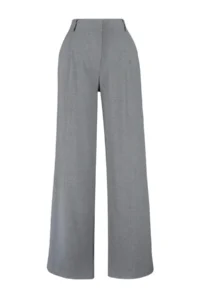 TRENDYOLMİLLA Anthracite Palazzo Pants/Extra Wide Leg Weaving Dress Pants  Palazzo Pants - Image 10