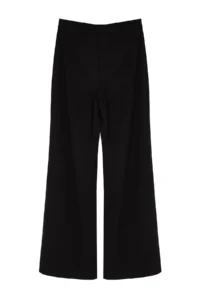 TRENDYOLMİLLA Black Wide Leg/Wide Leg High Waist Weaving Dress Pants - Image 7