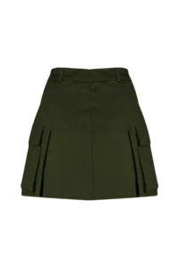 TRENDYOLMiLLA Khaki Cargo with pocket Weaving Skirt Look Shorts - Image 6