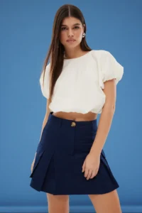 TRENDYOLMiLLA Dark Navy Cargo with pocket Weaving  Shorts & Bermuda - Image 2