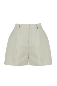 TRENDYOLMiLLA Beige Rib Detailed Weaving Shorts - Image 8