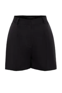 TRENDYOLMiLLA Black Rib Detailed Weaving Shorts - Image 8