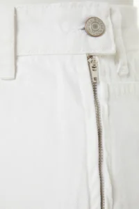 TRENDYOLMiLLA White slit denim Shorts Skirt - Image 11