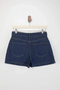 TRENDYOLMiLLA Dark Blue More Sustainable Mini denim Shorts Skirt - Image 7