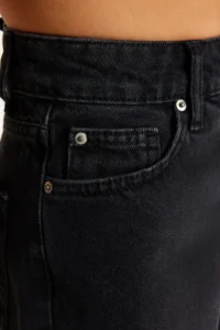 TRENDYOLMiLLA Black High Waist City Size denim Shorts - Image 6