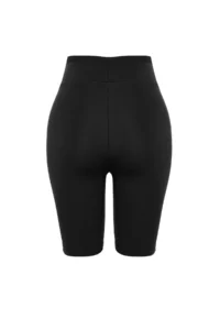 TRENDYOLMİLLA Black High Waist Shaping Biker interlock Knitting Leggings - Image 8