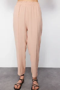 TRENDYOLMİLLA Stone Weaving Kimono-Pants Set - Image 5