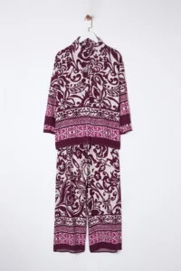 TRENDYOLMİLLA Pink Weaving Bottom - Top Set - Image 6