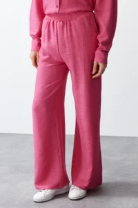 TRENDYOLMİLLA Fuchsia Weaving Shirt-Pants Apoletli Set - Image 5
