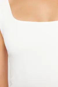 TRENDYOLMİLLA White Fitted Back Detailed Square Neck snaps Flexible Knitting Bodysuit .D.00026 - Image 5