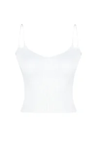 TRENDYOLMİLLA Ecru Crop Basic Blouse - Image 7
