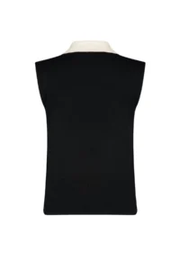 TRENDYOLMİLLA Ecru Polo Shirt Shirt Collar T-Shirt Look Blouse - Image 8