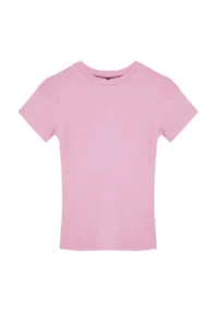 TRENDYOLMİLLA Pink Viscous/Soft Material Body-fitting Flexible Knitting Blouse - Image 6