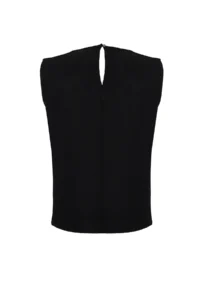 TRENDYOLMİLLA Black Ruffle Detailed Crew Neck Sleeveless Weaving Blouse - Image 10