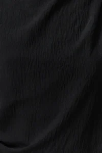 TRENDYOLMİLLA Black Ruffle Detailed Crew Neck Sleeveless Weaving Blouse - Image 7