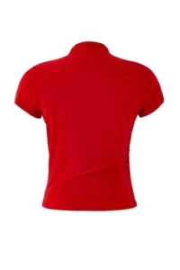 TRENDYOLMİLLA Rejection Drapeli Fitted Short Sleeve Dog collar Flexible Knitting Blouse - Image 7