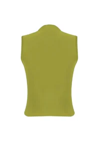 TRENDYOLMİLLA Apple Green Zero Sleeve Shirred Fitted Flexible Knitting Blouse - Image 7