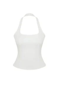 TRENDYOLMİLLA White Fitted Flexible Knitting Blouse - Image 7