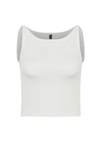 TRENDYOLMİLLA White Sleeveless Fitted Flexible Knitting Blouse - Image 7