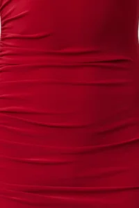 TRENDYOLMİLLA Rejection Plain Shirred Maxi Zero Sleeve Draped bodycone/Fitting Flexible Knitting Dress - Image 3