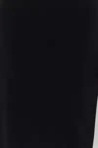 TRENDYOLMİLLA Black Fitted Knitting Maxi Flexible Pen Dress - Image 4