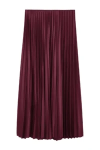 TRENDYOLMİLLA Plum pleated Maxi Skirt - Image 6