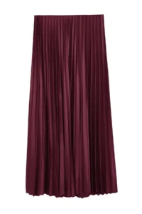 TRENDYOLMİLLA Plum pleated Maxi Skirt - Image 7