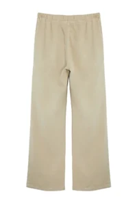 TRENDYOLMİLLA Beige More Sustainable 100% Tencel™ Elastic Waist High Waist jeans - Image 8