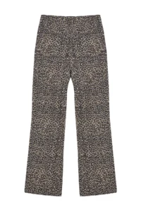 TRENDYOLMİLLA Multicolored Leopard Printed Brown High Waist Wide Leg jeans - Image 7