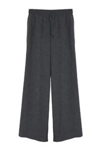 TRENDYOLMİLLA Anthracite Wide Leg Flexible Knitting Pants - Image 7