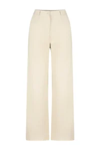 TRENDYOLMİLLA Beige Wide Leg/Wide Leg Weaving Pants - Image 7