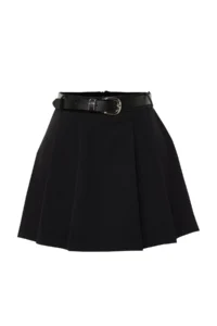 TRENDYOLMiLLA Black Arched Mini Weaving Shorts - Image 7