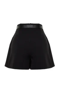 TRENDYOLMiLLA Black Arched Mini Weaving Shorts - Image 8