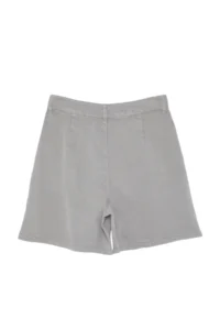TRENDYOLMiLLA Gray 100% Tencel™ pleated denim Shorts - Image 9