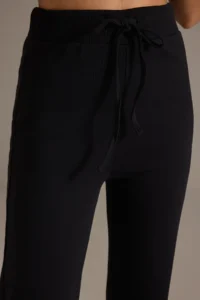 TRENDYOLMİLLA Black Fitted Flexible Knitting Bottom - Top Set - Image 3