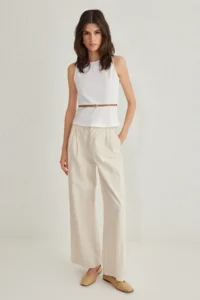 TRENDYOLMİLLA Ecru Arched Fitted Knitting Blouse - Image 2