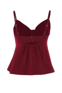TRENDYOLMİLLA Dark Rejection linen look Bow Detailed Sleeveless Weaving Blouse - Image 6